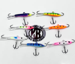 (7 pack) 1/2 oz Jigging Minnow Rap Style