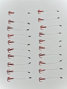 2.5” Stinger Hooks Red #10 Treble