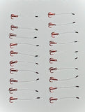 2.5” Stinger Hooks Red #10 Treble